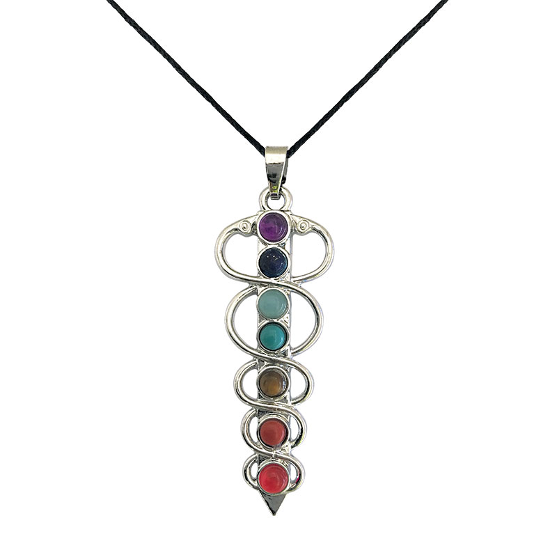 pendentif 7 chakras Kundalini